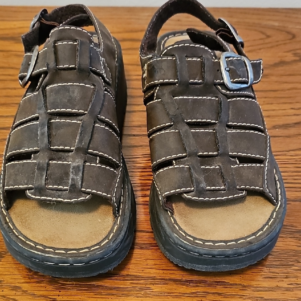 LOWER EAST SIDE Dark Brown Women's Sandals